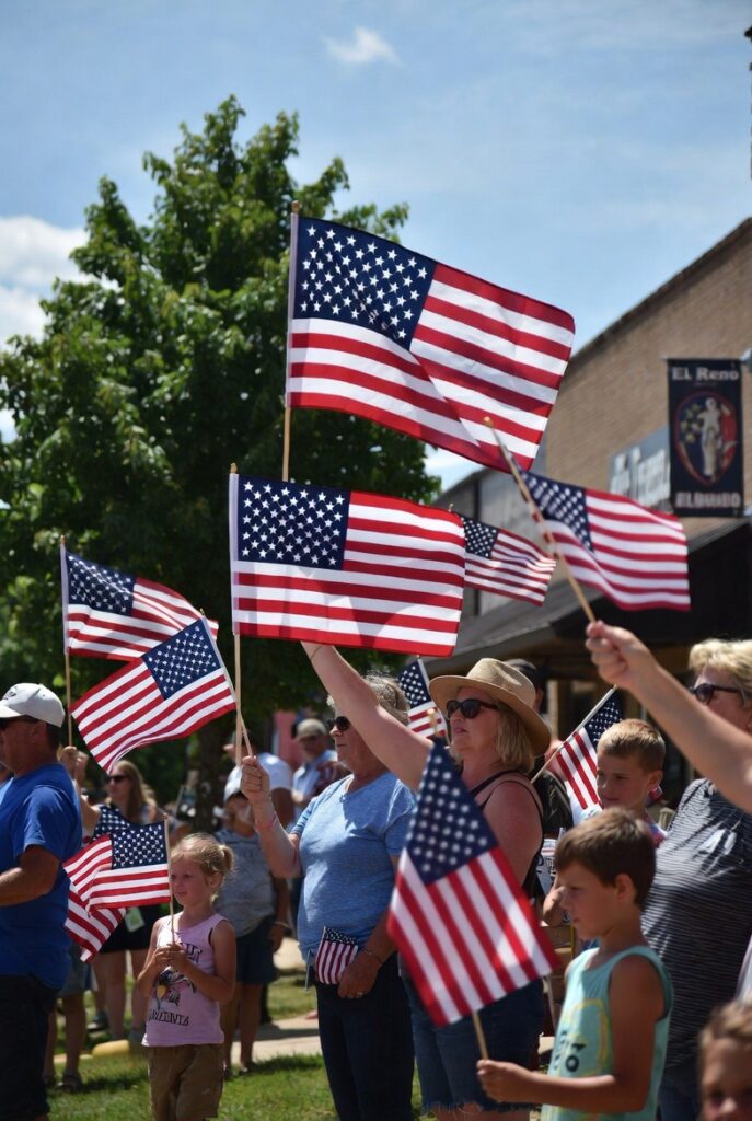 Families celebrating July 4th and America’s 250th anniversary in El Reno Oklahoma
