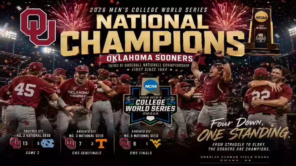 Soners Win the 2026 ncaa world championship