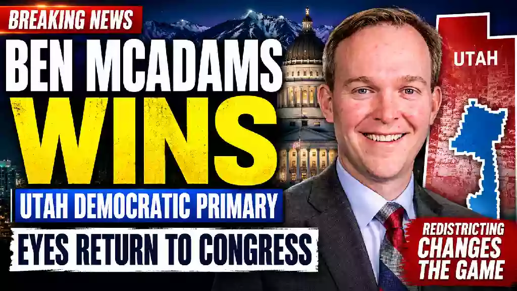 McAdams wins Utah Democratic primary