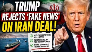 Trump rejects fake news on Iran deal