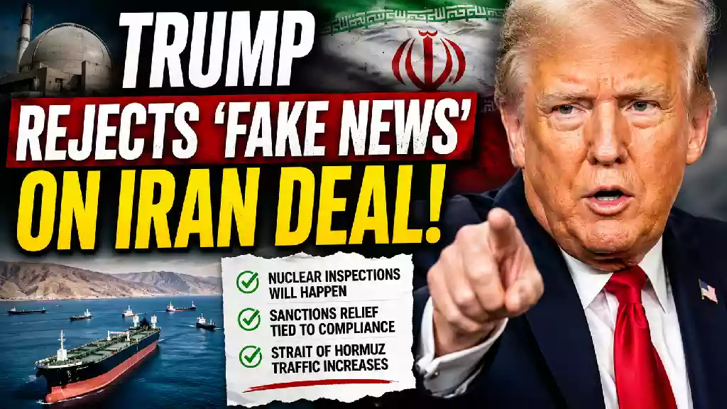 Trump rejects fake news on Iran deal