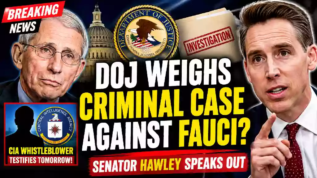 DOJ weighs criminals case againts fauci
