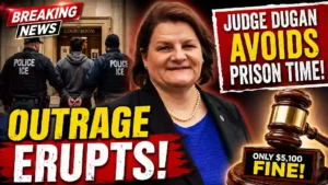 Wisconsin Judge Hannah Dugan after sentencing in federal court, as controversy grows over her conviction related to assisting an undocumented immigrant in avoiding ICE enforcement.