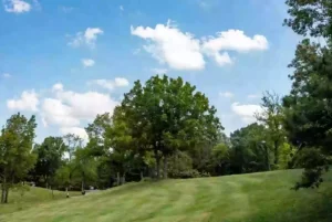 Green public park and outdoor space in Tahlequah Oklahoma
