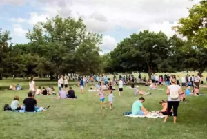 Free outdoor community event or park gathering in Ardmore