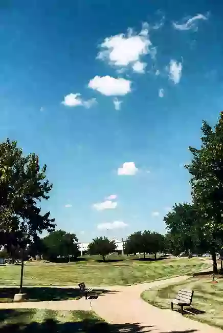 Well-maintained public park with walking paths in Duncan
