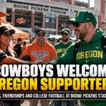 Oklahoma State Fans Roll Out the Welcome Mat for Oregon Supporters Ahead of Home Opener