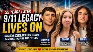 25th anniversary of 9/11 highlights scholarships honoring families affected by September 11-related illnesses