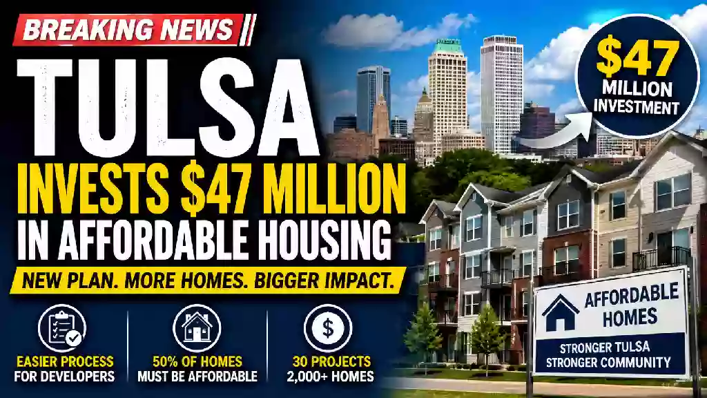 Tulsa investment $47 million in affordable housing