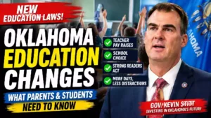 Gov. Kevin Stitt discusses new Oklahoma education laws, teacher pay raises, school choice and the Strong Readers Act as students return to classrooms.