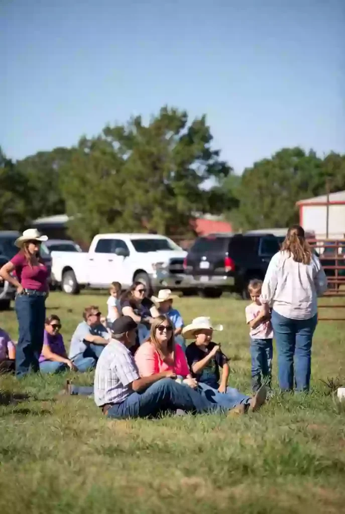 Community event or rodeo gathering in Texas County Oklahoma