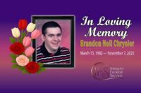 Brandon Neil Chrysler, March 15, 1982 — November 7, 2025