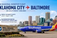 Southwest Airlines Adds Seasonal Nonstop Service Between Oklahoma City and Baltimore