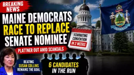 Maine Democrats race to replace Senate nominee after Graham Plattner withdraws as Senator Susan Collins remains the Republican incumbent in the closely watched 2026 Maine Senate election.