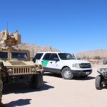 Joint dismounted patrol in Wellton